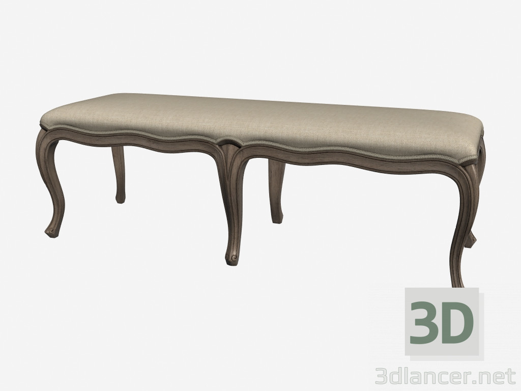 3D Modell Sitzbank Sheldon (801.004-2N7) - Vorschau