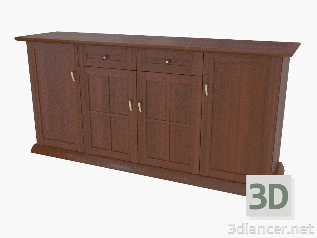 3d model Four-section buffet (237-32) - preview