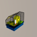 modello 3D di gabbia del criceto comprare - rendering