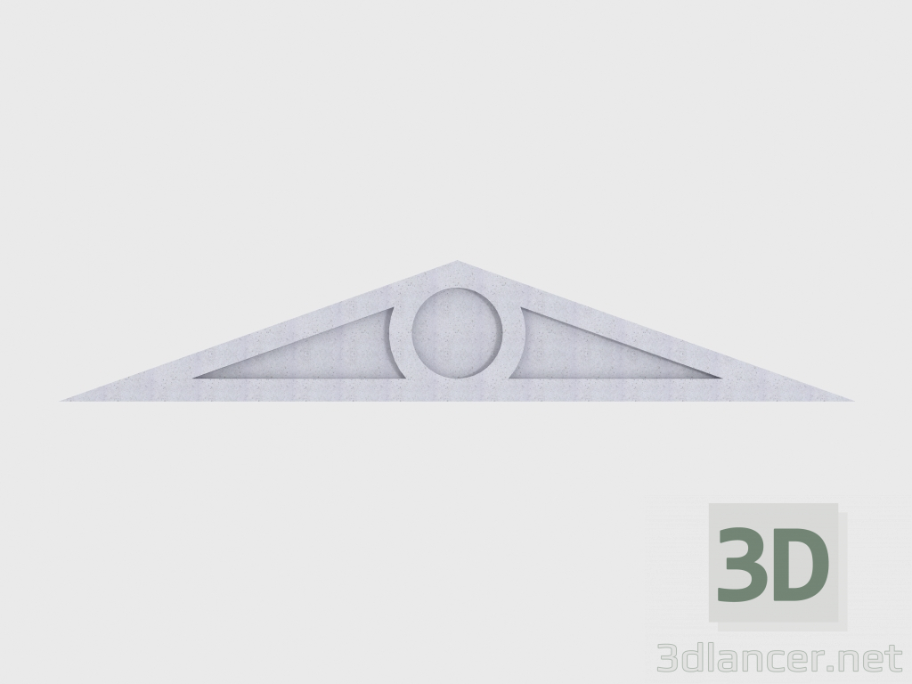 3D modeli Timpanyum (OT175D) - önizleme
