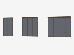 Interroom partition of A5 (bronza dark silver)