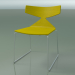 3D modeli İstiflenebilir sandalye 3702 (bir kızakta, Sarı, CRO) - önizleme