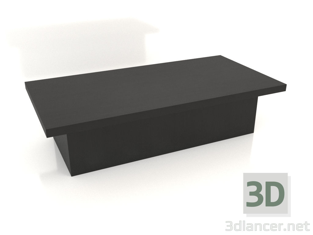3 डी मॉडल कॉफी टेबल जेटी 101 (1600x800x400, लकड़ी का काला) - पूर्वावलोकन