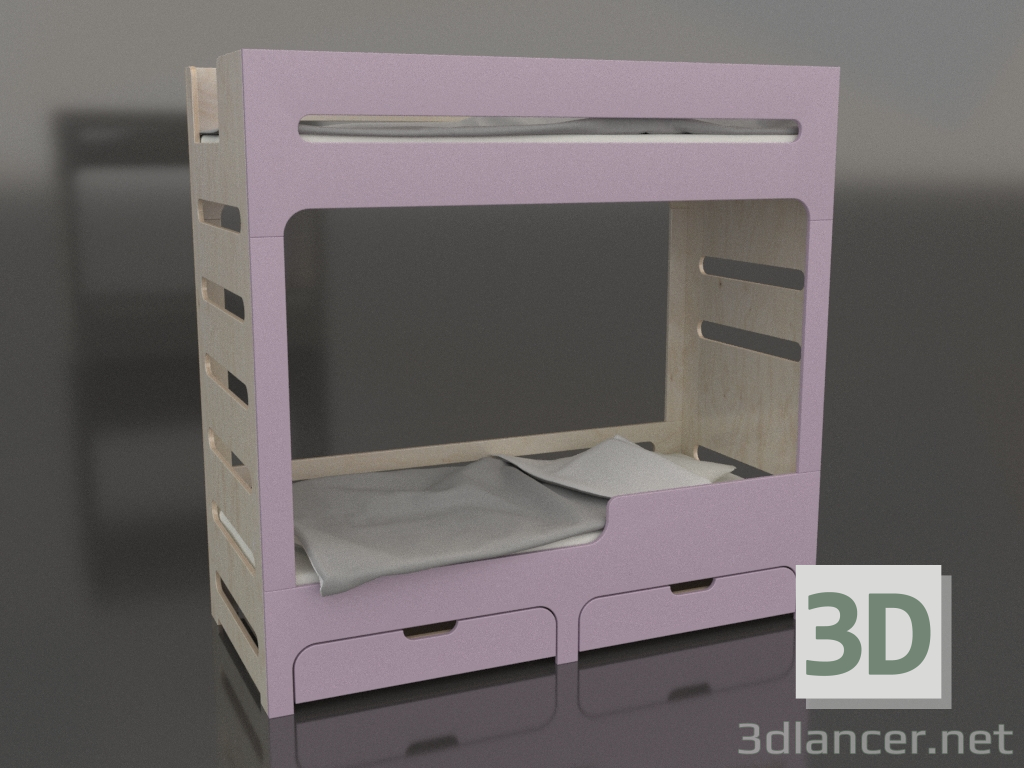 modèle 3D Lit superposé MODE HR (URDHR1) - preview