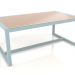modèle 3D Table à manger avec plateau en verre 179 (Bleu gris) - preview