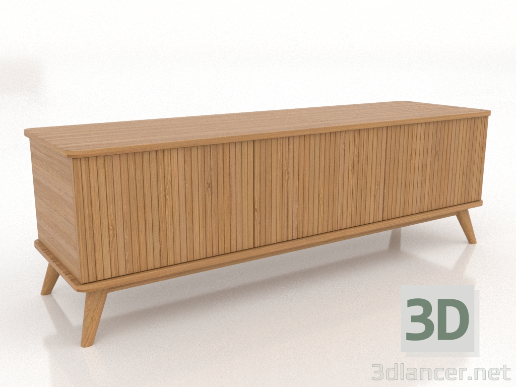 3d model TV cabinet 1500 mm (natural oak) - preview 3d model TV cabinet 1500 mm (natural oak) - preview