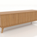 3d model TV cabinet 1500 mm (natural oak) - preview
