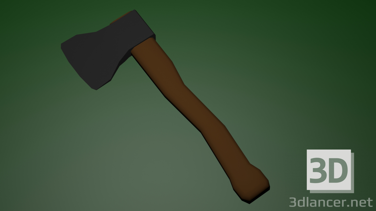 3d model Ax - Ax Low Poly - preview