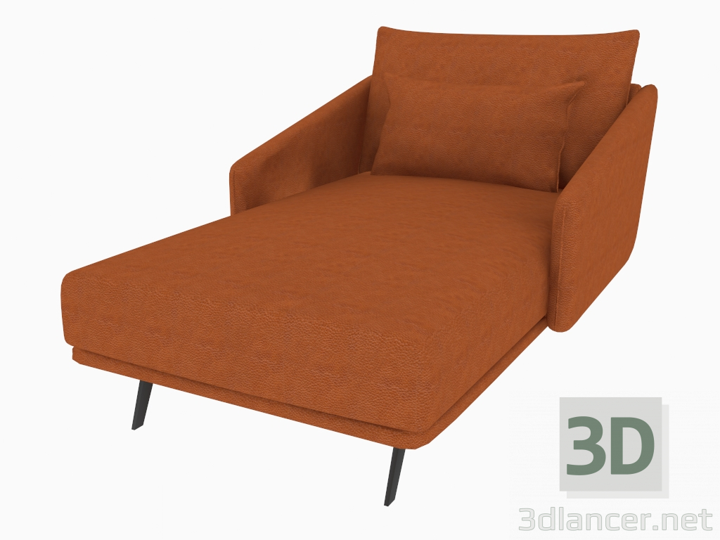 modèle 3D Chaise longue (HC HI HD) - preview