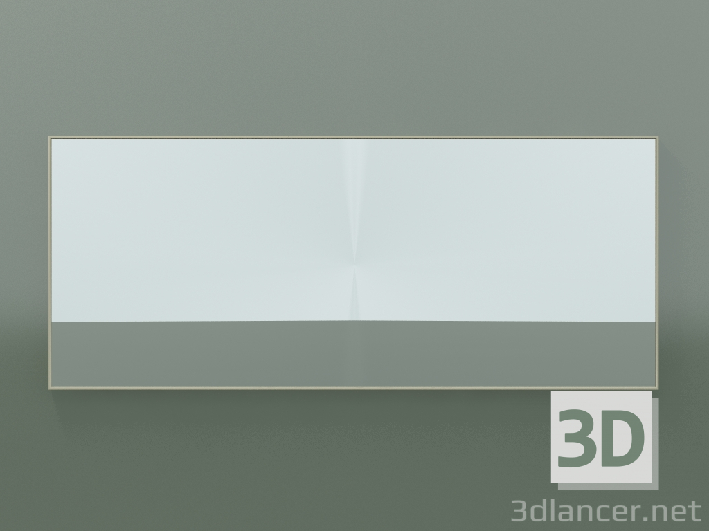 3D Modell Spiegel Rettangolo (8ATGL0001, Knochen C39, Н 60, L 144 cm) - Vorschau