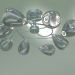 modello 3D Lampadario a soffitto Noemi 30168-8 (argento opaco) - anteprima
