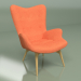 3D Modell Sessel Contour 2 (Eiche, Orange) - Vorschau
