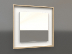 Espejo ZL 18 (400x400, blanco, blanco madera)