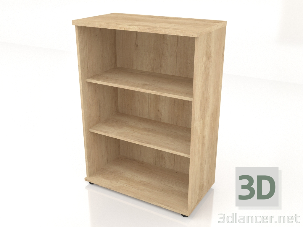 3D Modell Bücherregal Quando Q35 (801x432x1129) - Vorschau