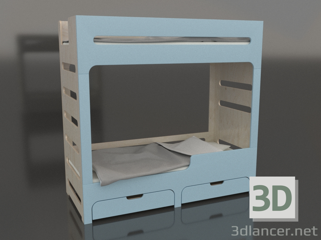 3D Modell Etagenbett MODE HR (UBDHR1) - Vorschau
