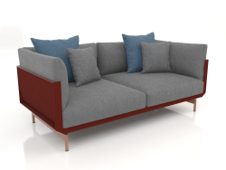 Double sofa (Wine red)