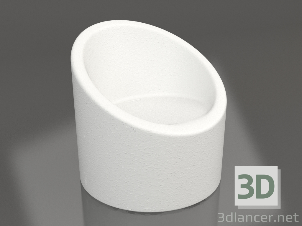 modello 3D Poltrona (Grigio) - anteprima
