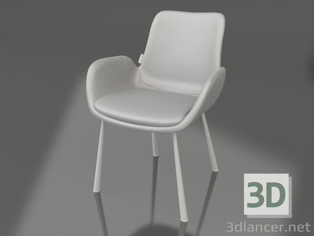 modello 3D Poltrona Brit LL (Nero) - anteprima