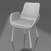 3d model Armchair Brit LL (Black) - preview