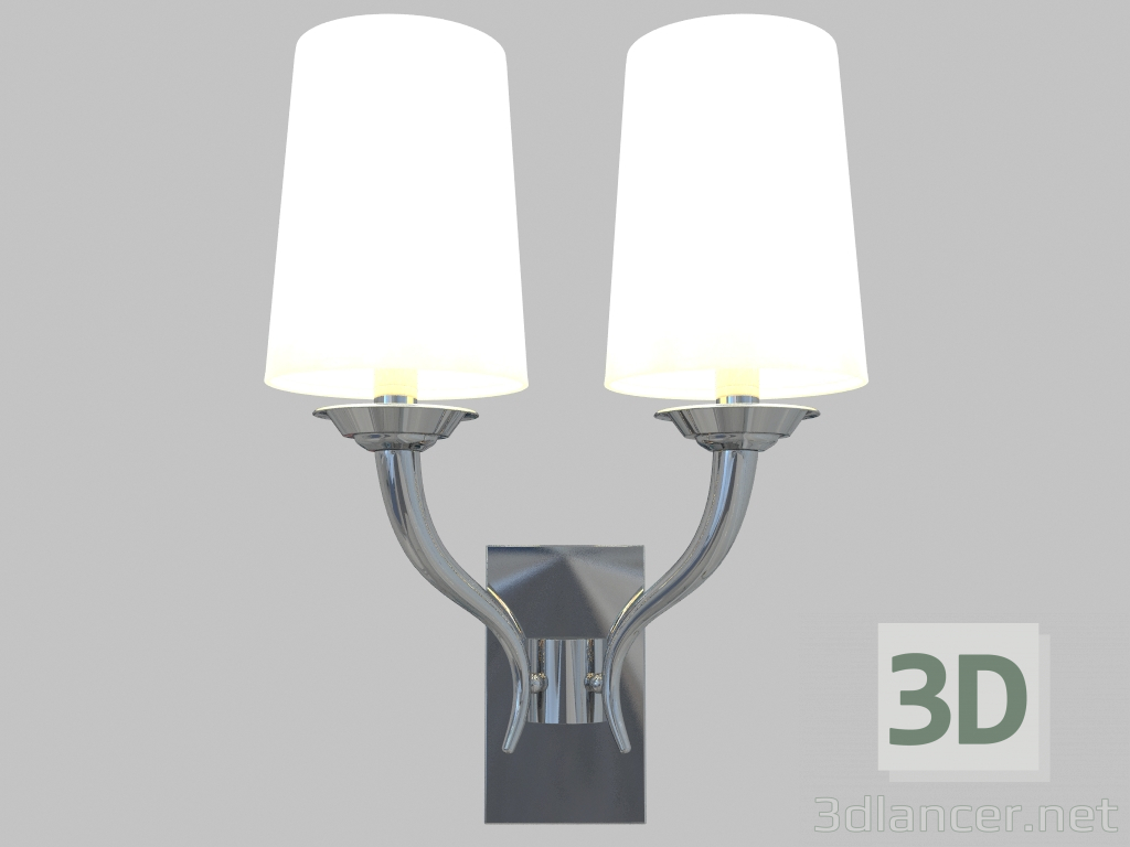 3D Modell Wandlampe (7502A) - Vorschau