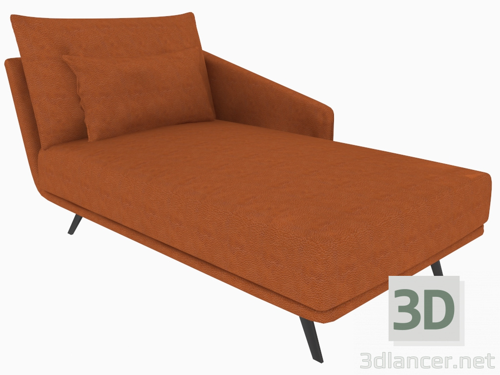 modèle 3D Chaise longue (HC HD) - preview
