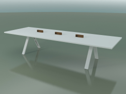 Tavolo con piano da ufficio 5009 (H 74 - 360 x 120 cm, F01, composizione 1)