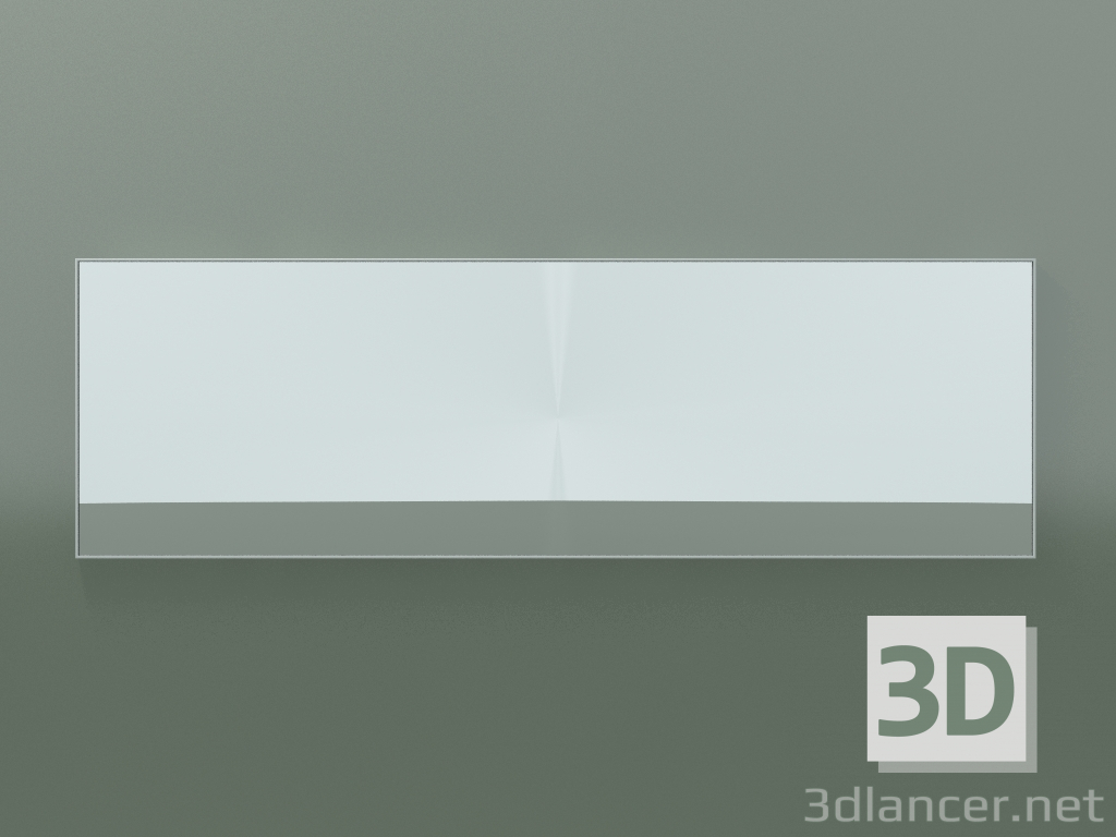 modello 3D Specchio Rettangolo (8ATHL0001, Glacier White C01, Н 60, L 192 cm) - anteprima