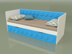 Sofá cama para adolescentes com 1 gaveta (topázio)