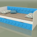 3d model Sofa bed for teenagers with 1 drawer (Topaz) - preview