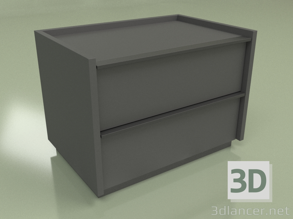 3d model Bedside table Verona NS (7) - preview
