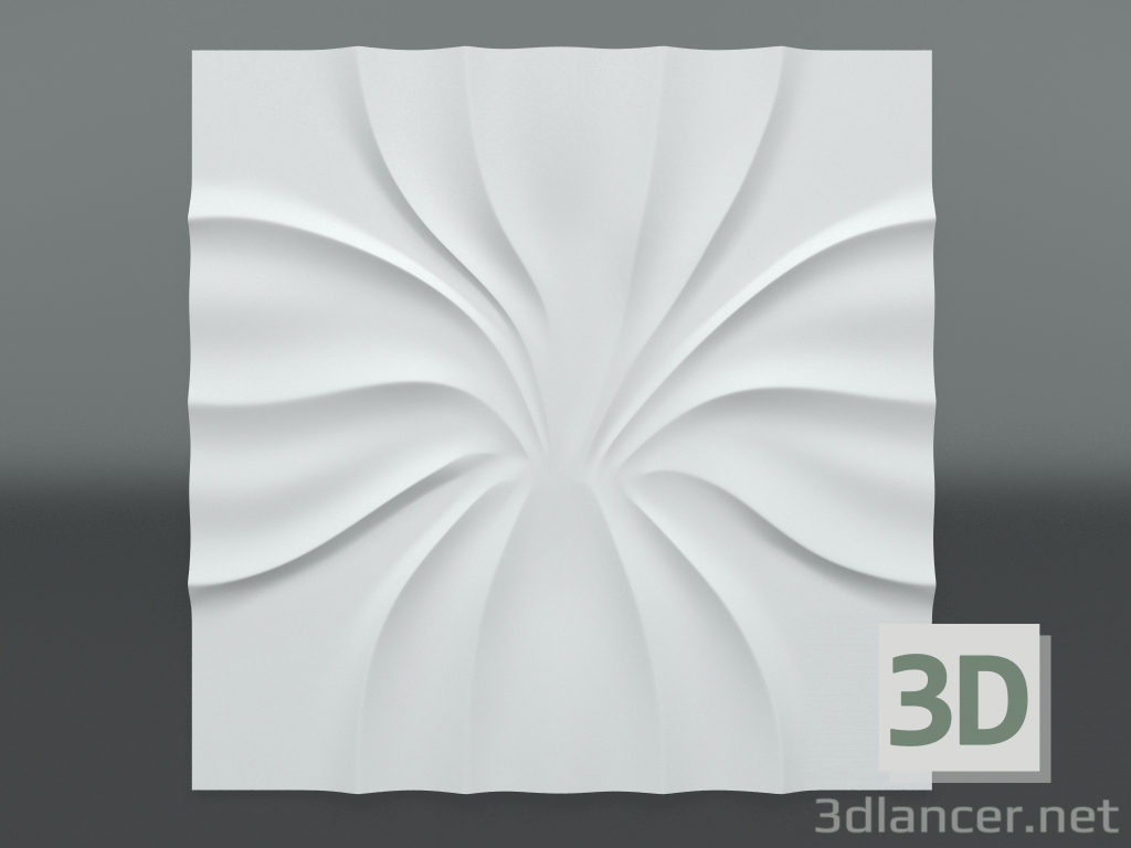 modèle 3D Panneau de plâtre 3d Z-309 - preview