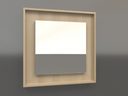 Espelho ZL 18 (400x400, madeira branca)