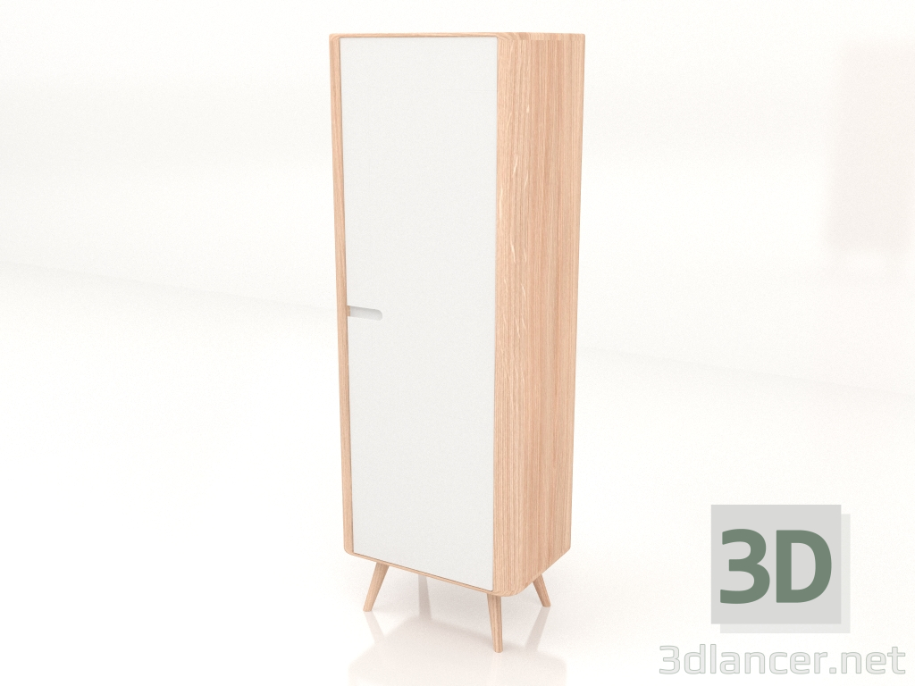 3D Modell Kleiderschrank Ena 60x170 - Vorschau