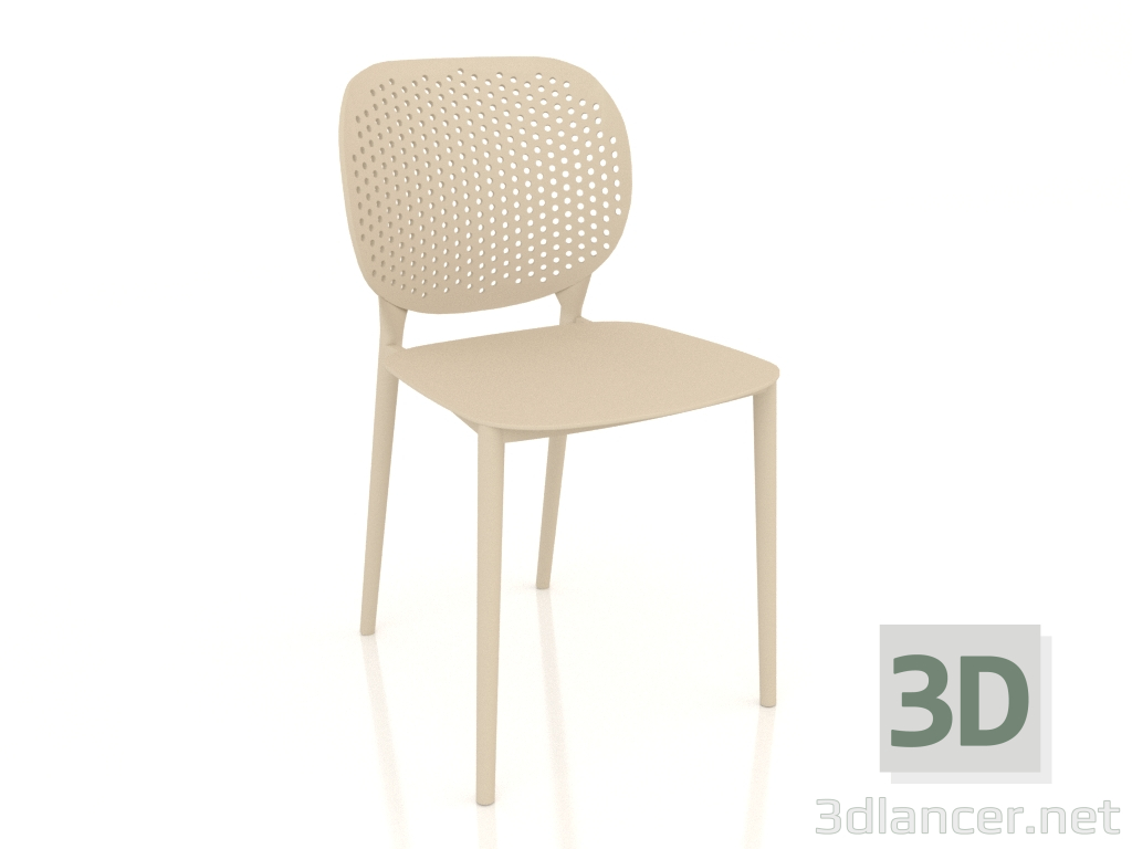 3D modeli PONGO sandalye (263-APP-bej) - önizleme