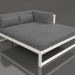 3d model XL modular sofa, section 2 right (Agate gray) - preview