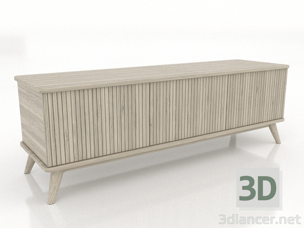 3d model TV cabinet 1500 mm (lightened oak) - preview 3d model TV cabinet 1500 mm (lightened oak) - preview