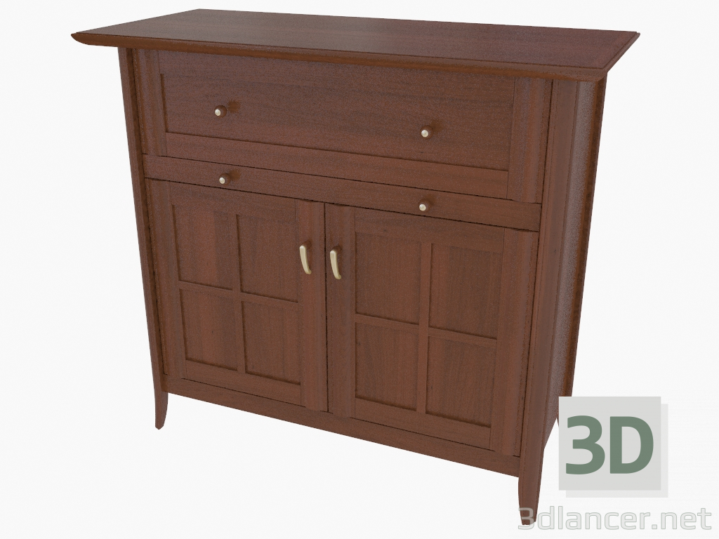 3d model Chest of drawers (242-30) - preview