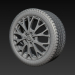 Rueda 16' c/Rin de Aluminio Toyota 3D modelo Compro - render