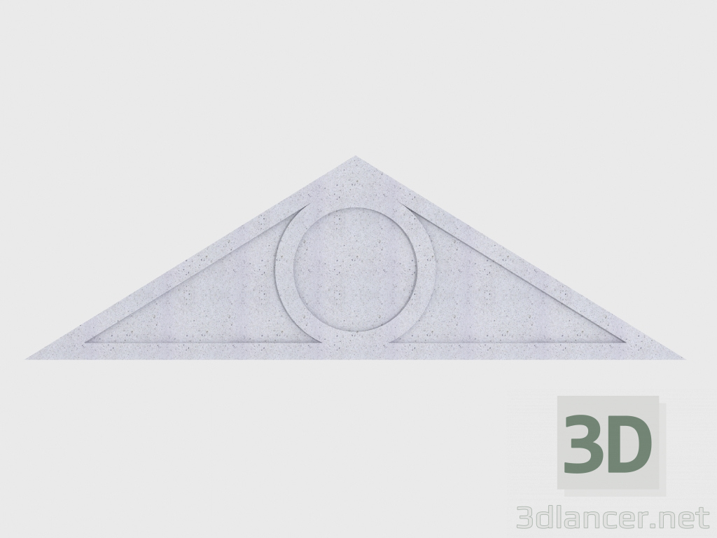 3D modeli Timpanyum (OT293D) - önizleme