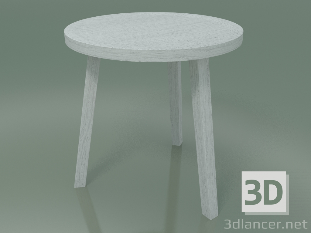 3 डी मॉडल साइड टेबल (42, सफ़ेद) - पूर्वावलोकन