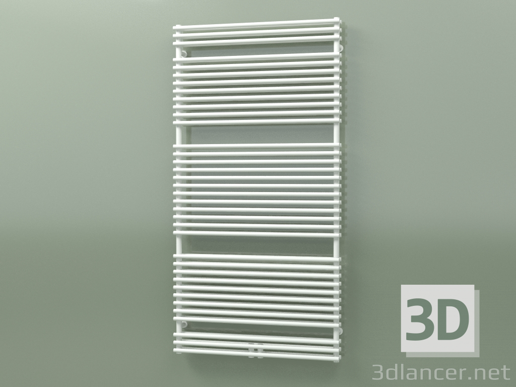 3D modeli Isıtmalı havlu askısı - Apia (1764 x 900, RAL - 9016) - önizleme