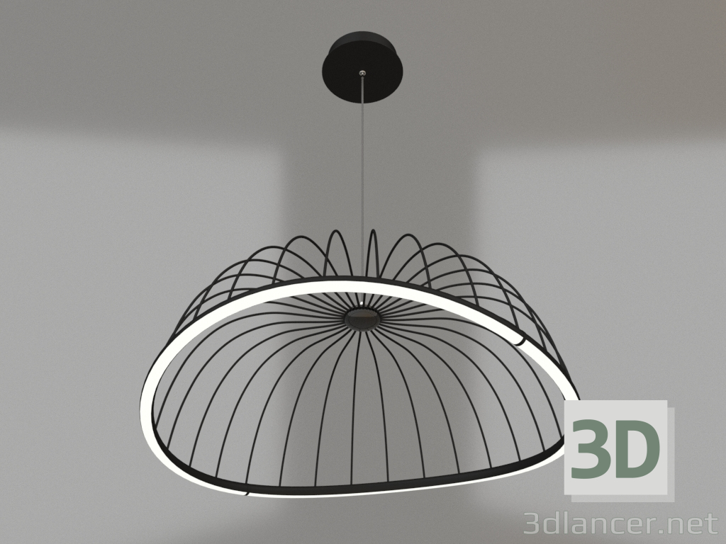 modello 3D Lampadario sospeso (6684) - anteprima