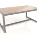 3d model Dining table with glass top 179 (Quartz gray) - preview