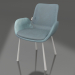 Modelo 3d Cadeira Brit (Azul) - preview