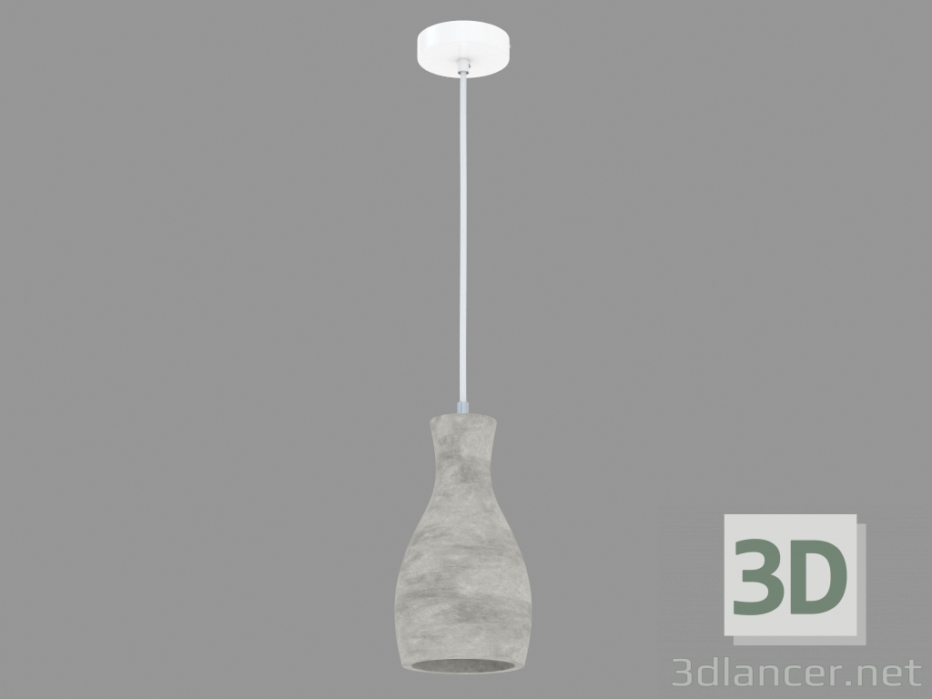 modello 3D lampada a sospensione (S111010 1B) - anteprima