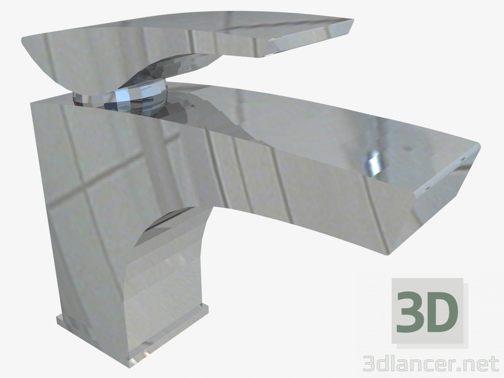 modello 3D Miscelatore lavabo Minimal (BQM 021M) - anteprima