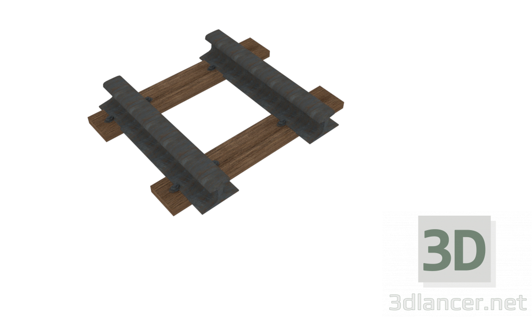 3D modeli demiryolu - önizleme