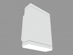 Wall lamp PLAN VERTICAL 140 DOUBLE EMISSION (S3897W)