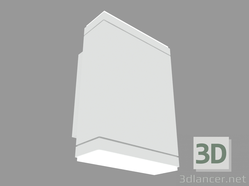 modèle 3D Applique PLAN VERTICAL 140 DOUBLE EMISSION (S3897W) - preview