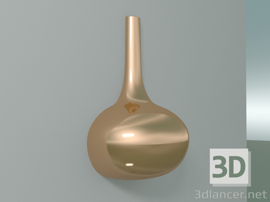 Modelo 3d Chaminé de vaso cinquenta (ouro rosa) - preview